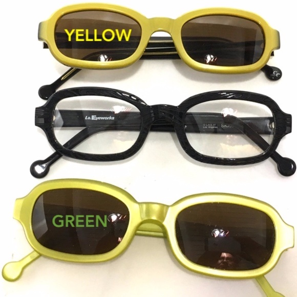 L.A. Eyeworks Vintage RX and Sunglasses NWOT